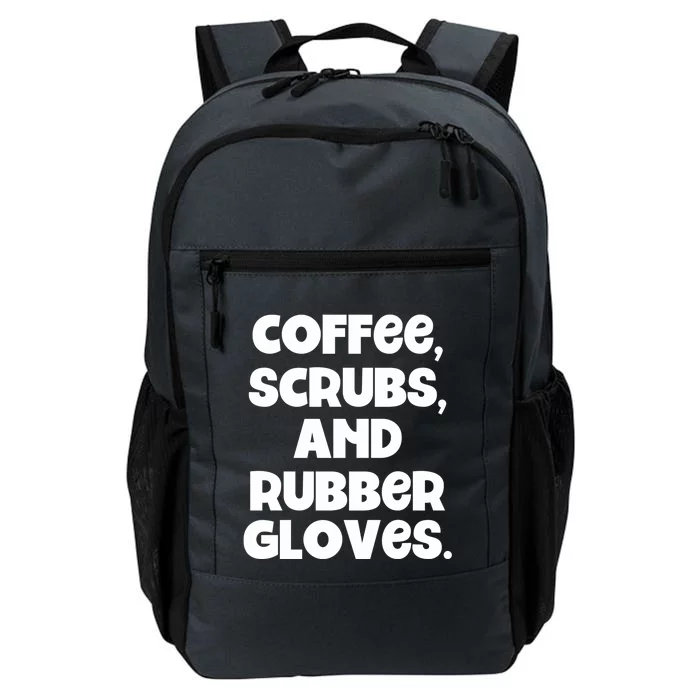 Scrubs And Coffee Scrubs Rubber Gloves Coffee Scrubs Gift Daily Commute Backpack