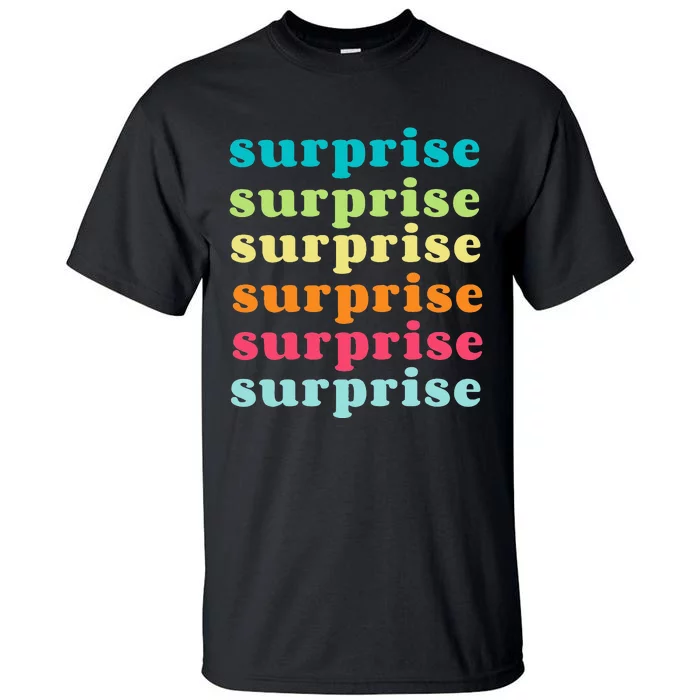 Surprise Arizona Colorful Repeating Text Tall T-Shirt