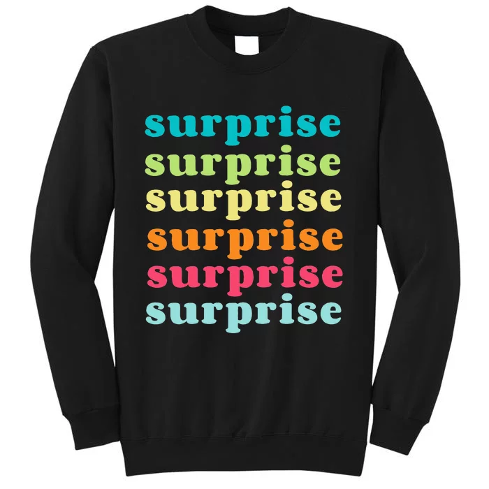 Surprise Arizona Colorful Repeating Text Tall Sweatshirt