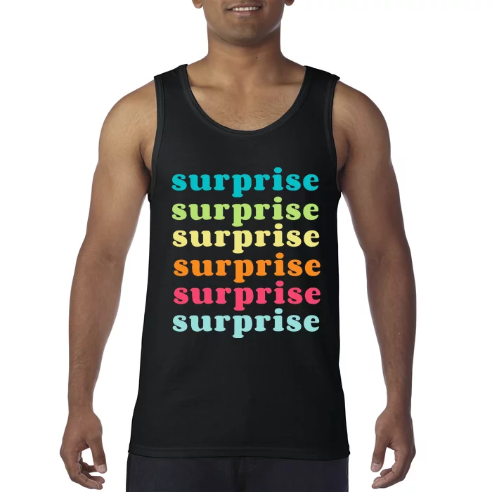 Surprise Arizona Colorful Repeating Text Tank Top