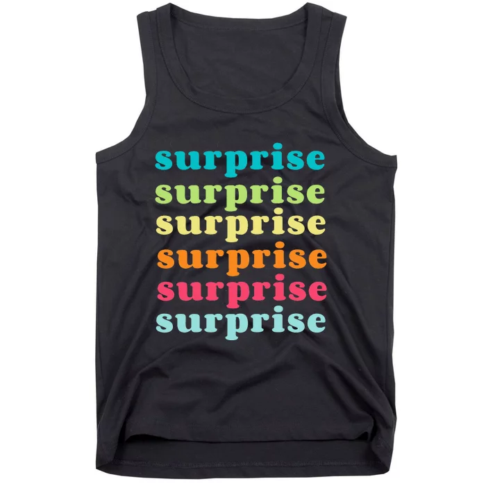 Surprise Arizona Colorful Repeating Text Tank Top