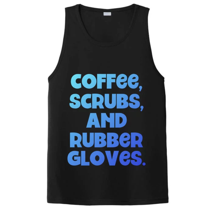 Scrubs And Coffee Scrubs Rubber Gloves Coffee Scrubs Gift Performance Tank