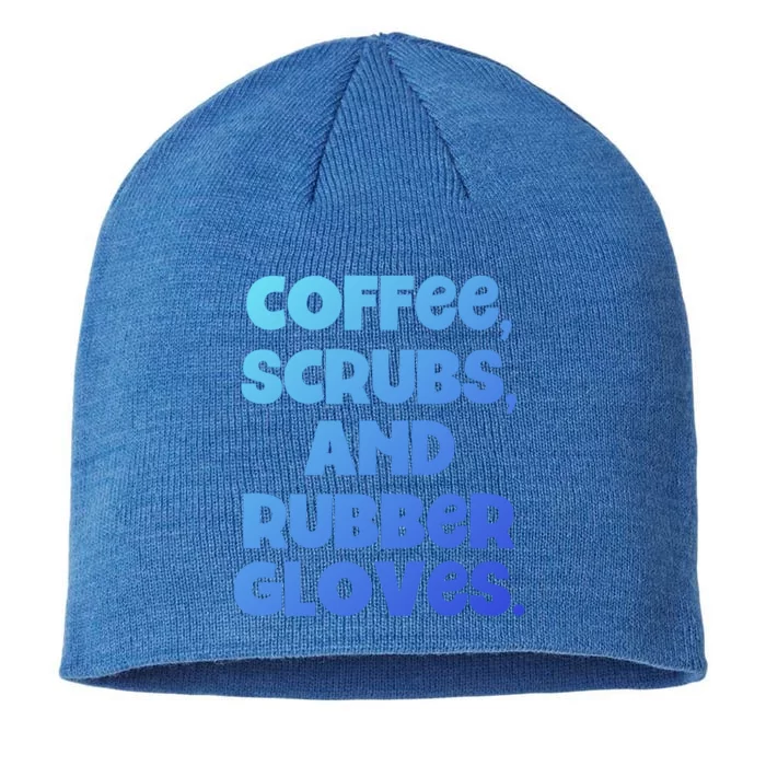 Scrubs And Coffee Scrubs Rubber Gloves Coffee Scrubs Gift 8 1/2in Sustainable Knit Beanie