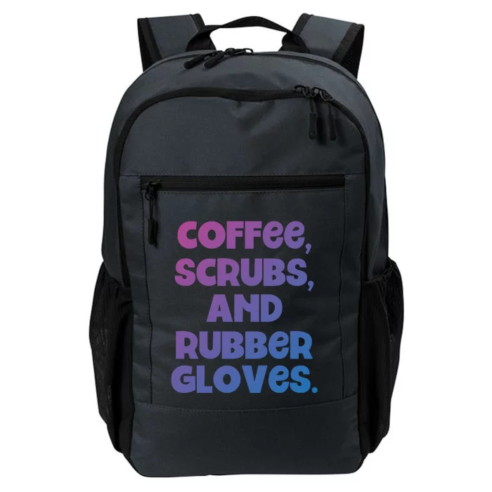 Scrubs And Coffee Scrubs Rubber Gloves Coffee Scrubs Gift Daily Commute Backpack