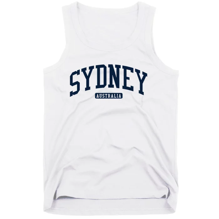 Sydney Australia College University Style Tank Top