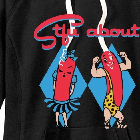 Stfu About Chicago Super Mascots Women's Fleece Hoodie