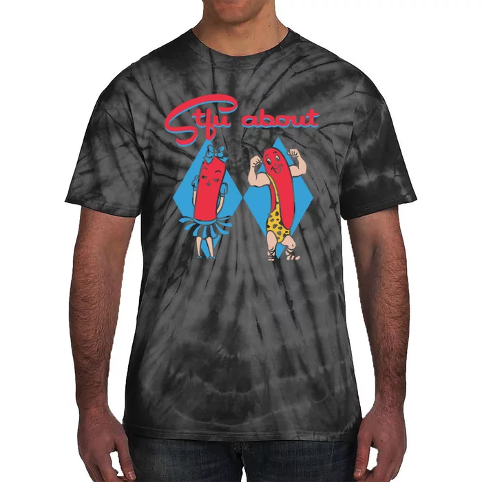 Stfu About Chicago Super Mascots Tie-Dye T-Shirt