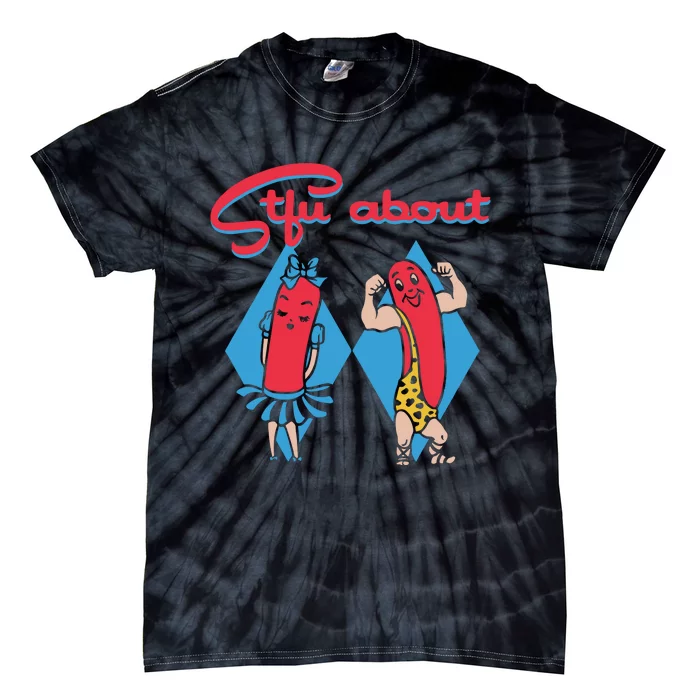 Stfu About Chicago Super Mascots Tie-Dye T-Shirt