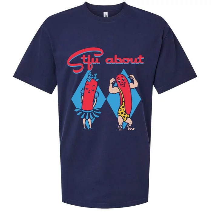 Stfu About Chicago Super Mascots Sueded Cloud Jersey T-Shirt