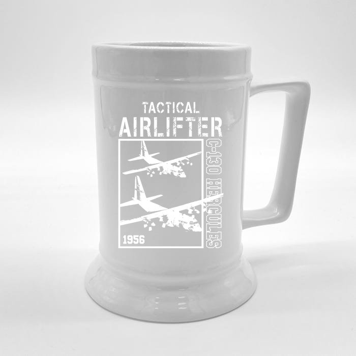 Simple Aircraft C130 Hercules Front & Back Beer Stein