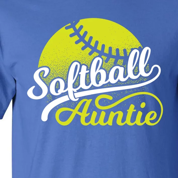 Softball Aunt Coach Softball Auntie Meaningful Gift Tall T-Shirt