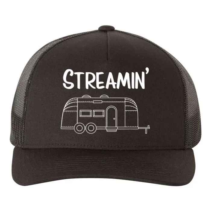 Streamin' Airstream Camping Yupoong Adult 5-Panel Trucker Hat