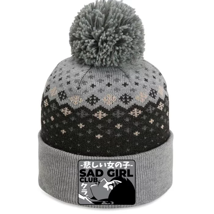 Sad Girl Club Anime The Baniff Cuffed Pom Beanie