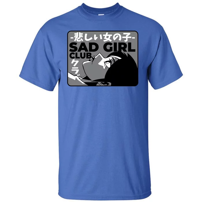 Sad Girl Club Anime Tall T-Shirt