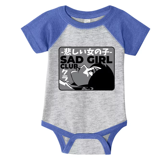 Sad Girl Club Anime Infant Baby Jersey Bodysuit