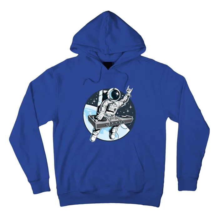 Space Astronaut Dj Disc Jockey Dancing Graphic Cool Designs Funny Gift Hoodie