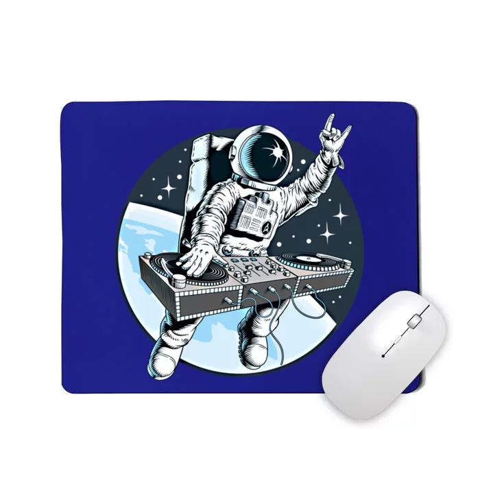 Space Astronaut Dj Disc Jockey Dancing Graphic Cool Designs Funny Gift Mousepad