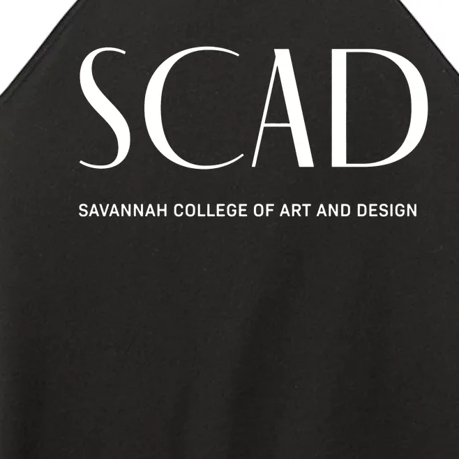 Scad Art Deco Style College Meaningful Women’s Perfect Tri Rocker Tank