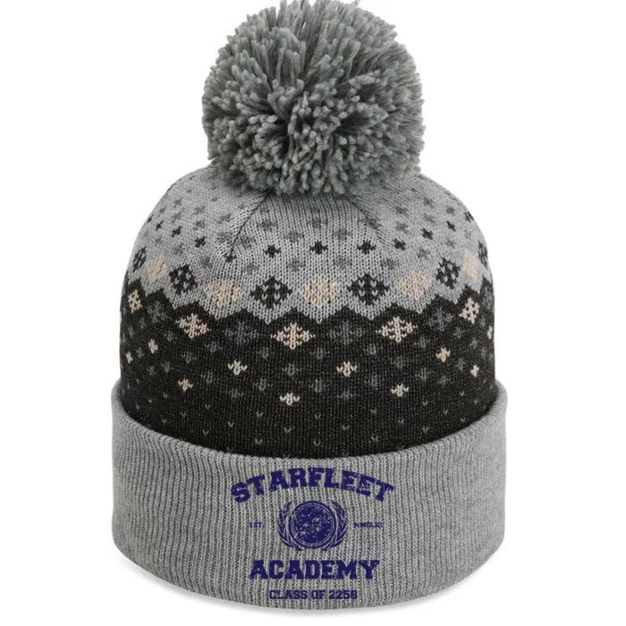 Starfleet Academy Distressed The Baniff Cuffed Pom Beanie