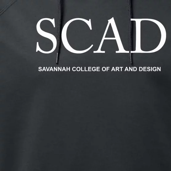 Scad Art Deco Style College Meaningful Gift Performance Fleece Hoodie