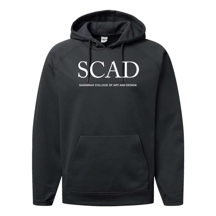 Scad Art Deco Style College Meaningful Gift Performance Fleece Hoodie