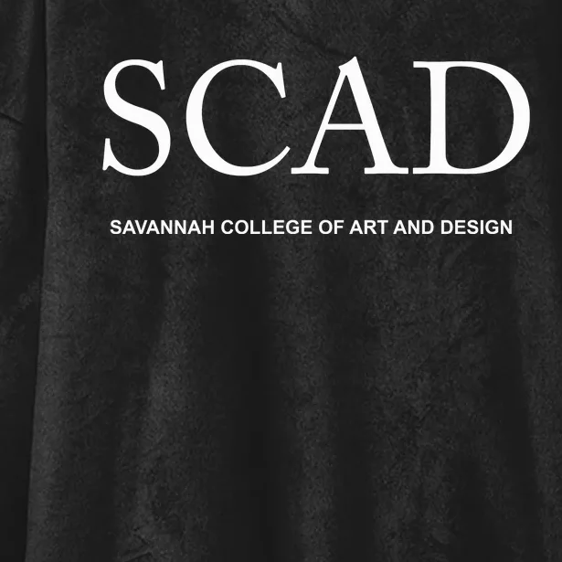 Scad Art Deco Style College Meaningful Gift Hooded Wearable Blanket