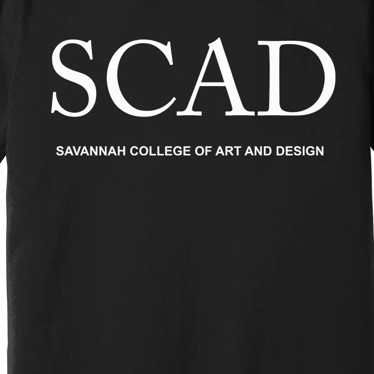 Scad Art Deco Style College Meaningful Gift Premium T-Shirt