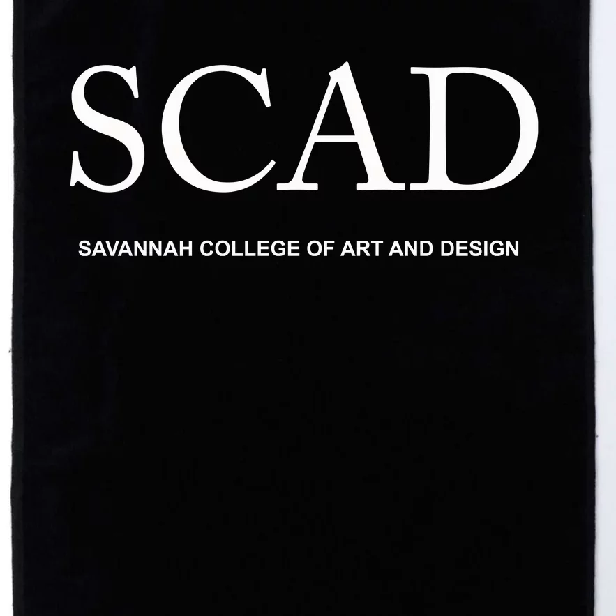 Scad Art Deco Style College Meaningful Gift Platinum Collection Golf Towel