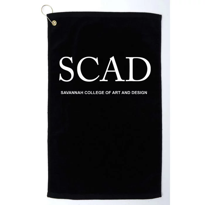 Scad Art Deco Style College Meaningful Gift Platinum Collection Golf Towel