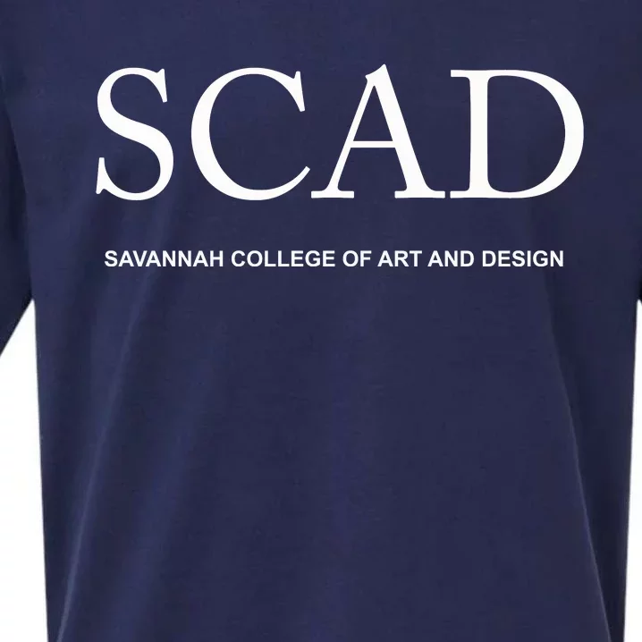 Scad Art Deco Style College Meaningful Gift Sueded Cloud Jersey T-Shirt