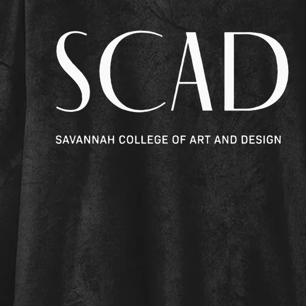 SCAD Art Deco Style College Long Sleeve Hooded Wearable Blanket