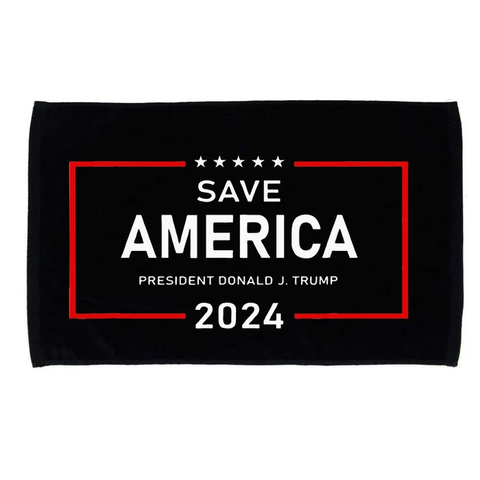 Save America Donald J. Trump 2024 Support Microfiber Hand Towel