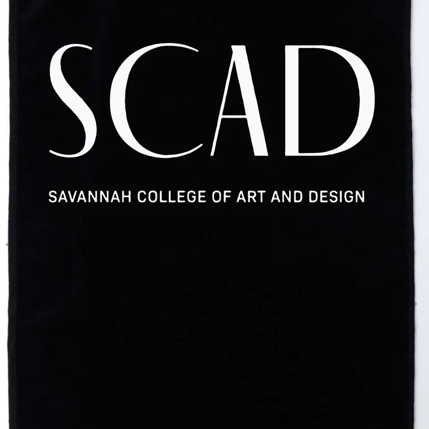 SCAD Art Deco Style College Platinum Collection Golf Towel