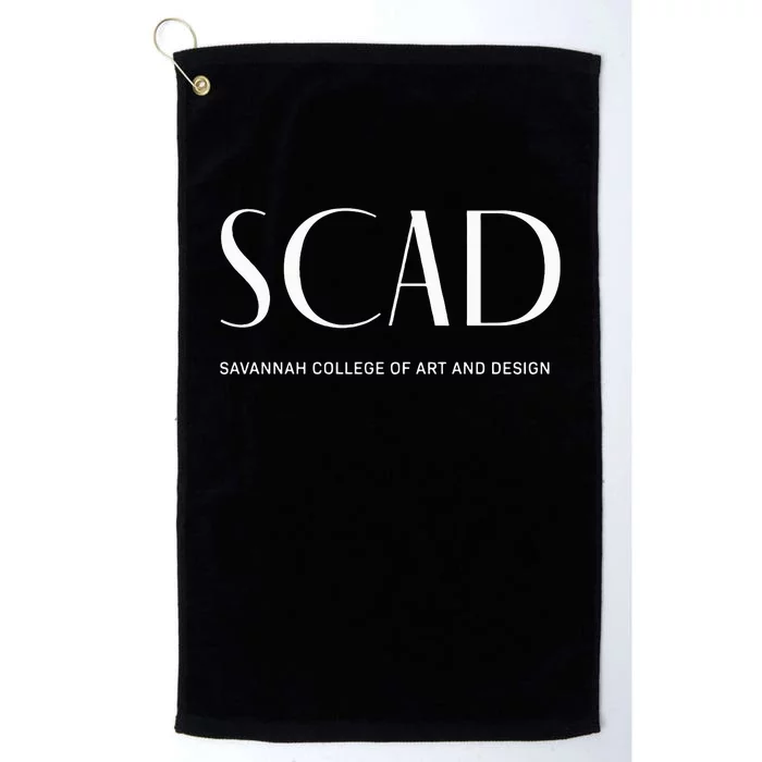 SCAD Art Deco Style College Platinum Collection Golf Towel