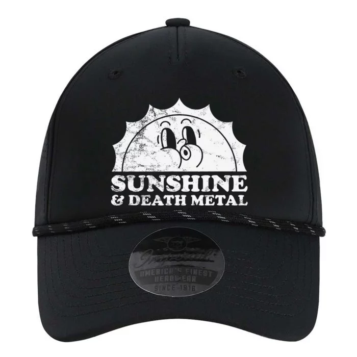 Sunshine And Death Metal Retro Vintage Sun Performance The Dyno Cap