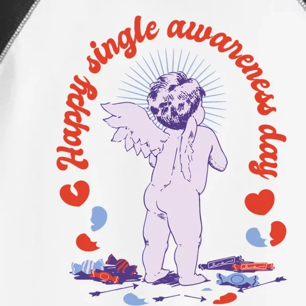 Single Awareness Day Valentines Day Single Forever Gift Toddler Fine Jersey T-Shirt