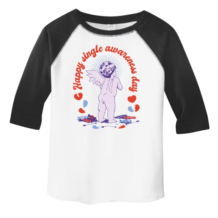 Single Awareness Day Valentines Day Single Forever Gift Toddler Fine Jersey T-Shirt