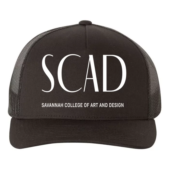 SCAD Art Deco Style College Yupoong Adult 5-Panel Trucker Hat