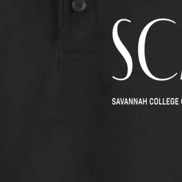 SCAD Art Deco Style College Dry Zone Grid Performance Polo