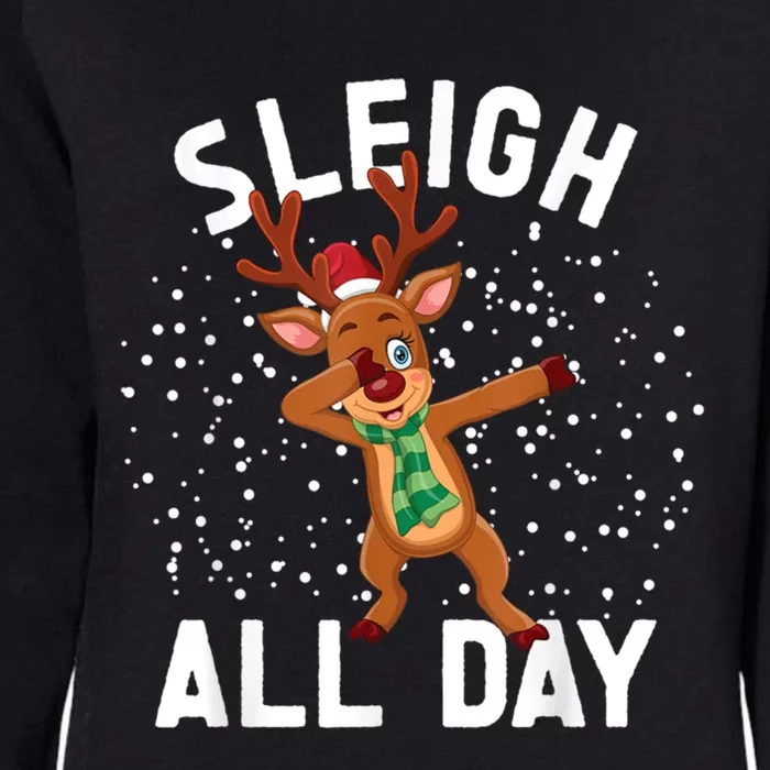 Sleigh All Day Christmas Sleigh All Day Cute Gift Womens California Wash Sweatshirt