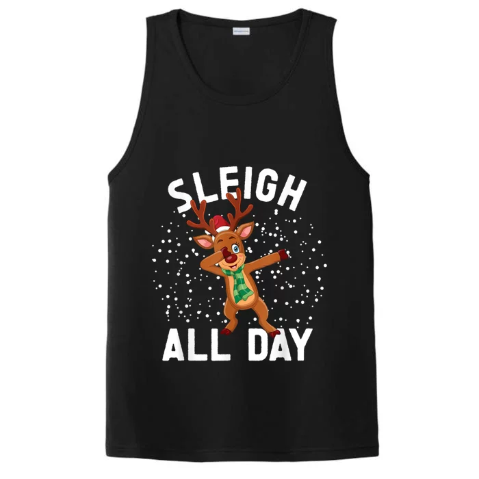 Sleigh All Day Christmas Sleigh All Day Cute Gift Performance Tank