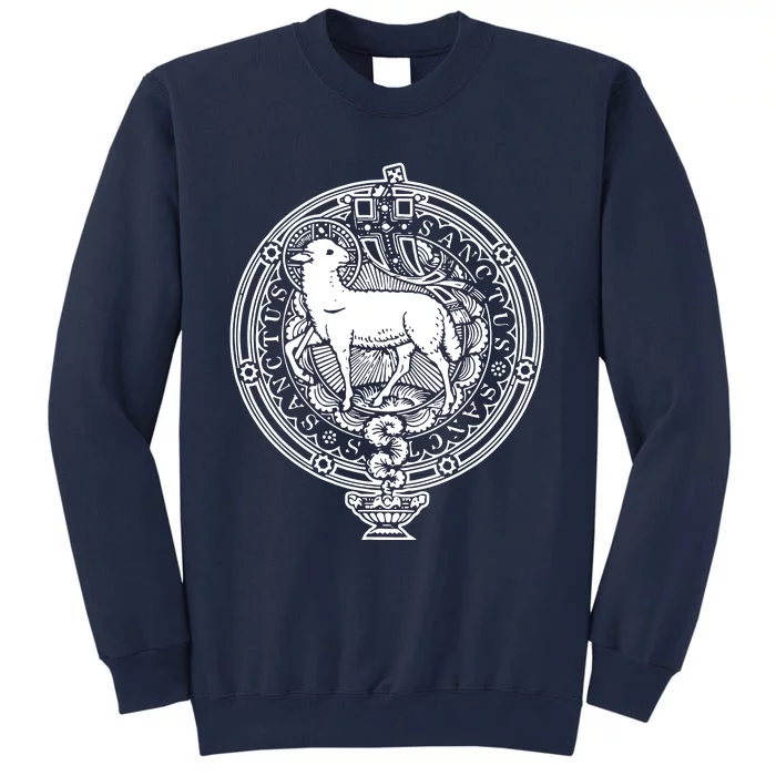 Sanctus Agnus Dei Lamb God Catholic Traditional Latin Mass Tall Sweatshirt