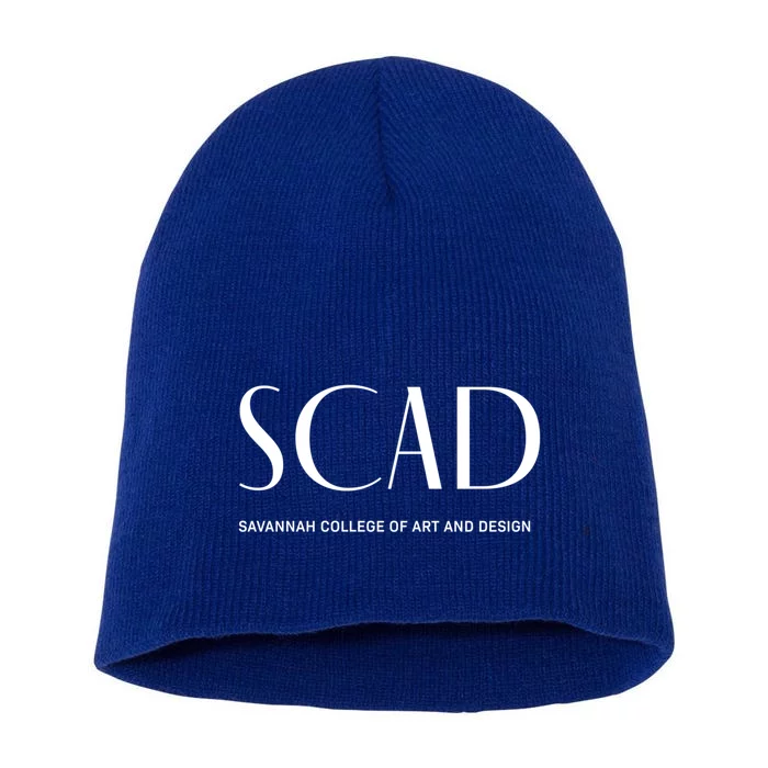 Scad Art Deco Style College Meaningful Gift Short Acrylic Beanie