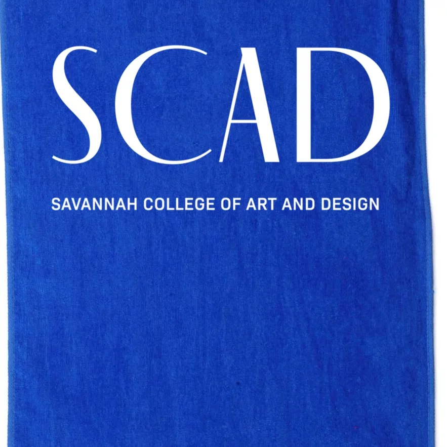 Scad Art Deco Style College Meaningful Gift Platinum Collection Golf Towel