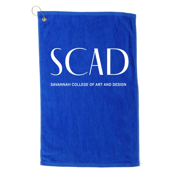 Scad Art Deco Style College Meaningful Gift Platinum Collection Golf Towel