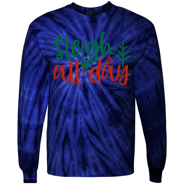 Sleigh All Day Tie-Dye Long Sleeve Shirt