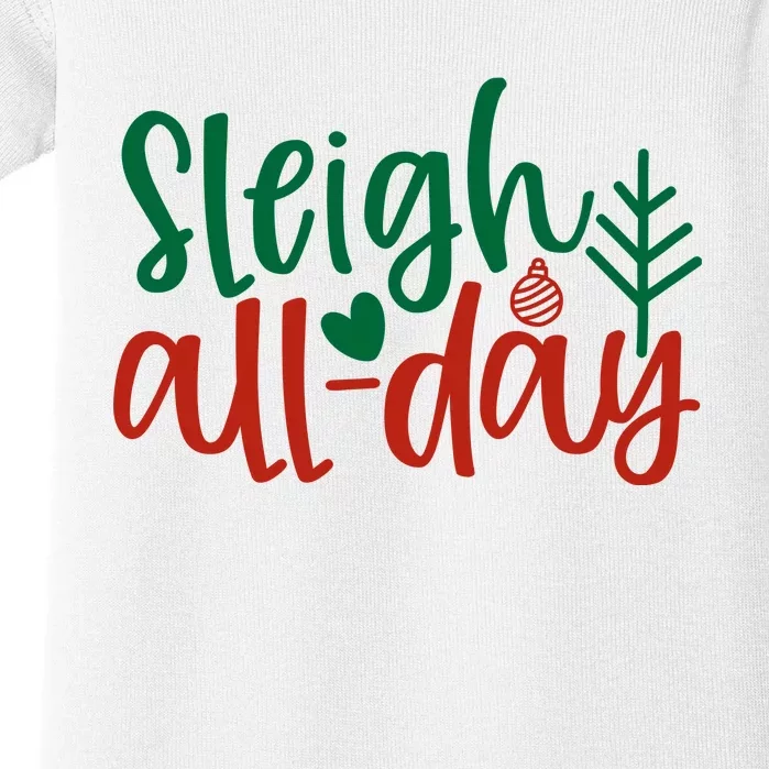 Sleigh All Day Baby Bodysuit