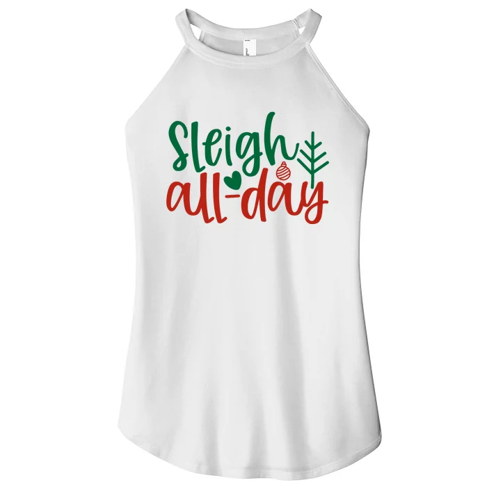 Sleigh All Day Women’s Perfect Tri Rocker Tank