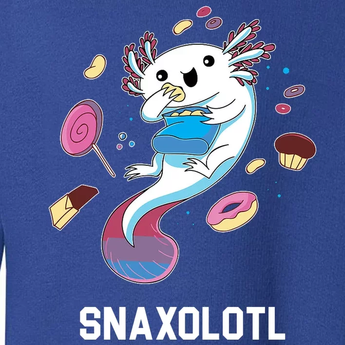 Snaxolotl Axolotl Donuts Cupcakes Candy Junk Food Toddler Sweatshirt