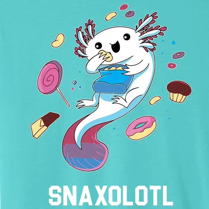 Snaxolotl Axolotl Donuts Cupcakes Candy Junk Food ChromaSoft Performance T-Shirt